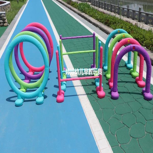 幼儿园跨栏儿童钻山洞拱形门塑料钻洞钻圈体育活动器材早教玩具