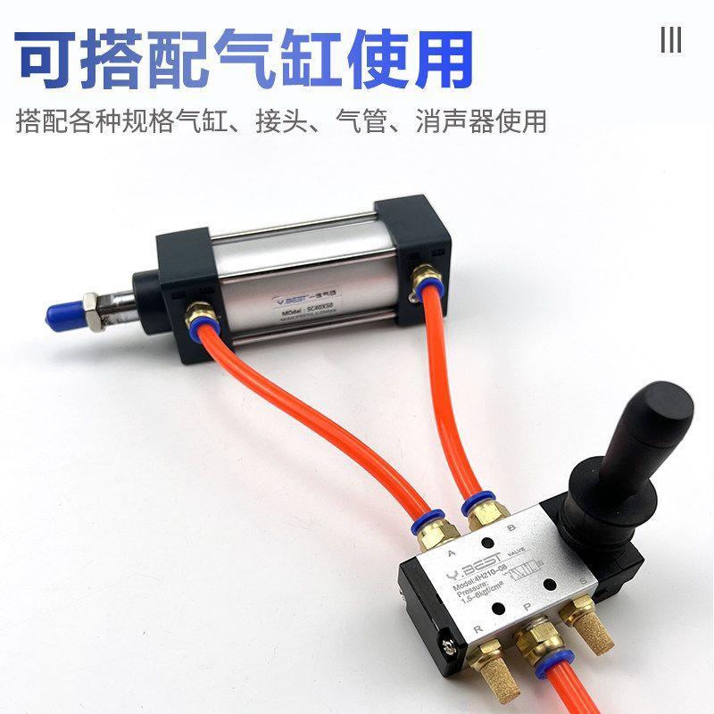 气动手拉阀4H4R210-08气