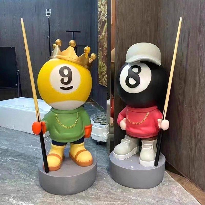台球桌公仔装饰品俱乐部