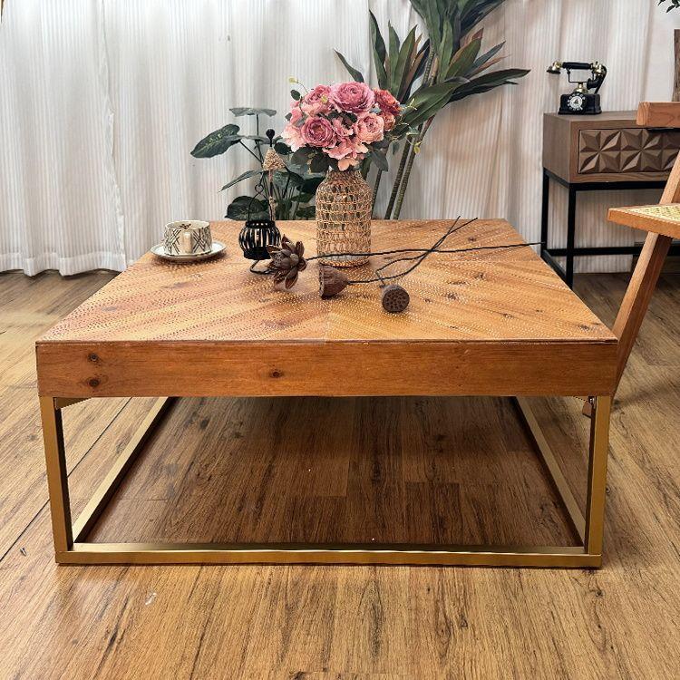 美式方形茶几侘寂风中古