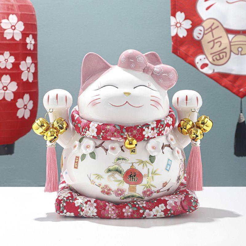 招财猫摆件大小号家居陶