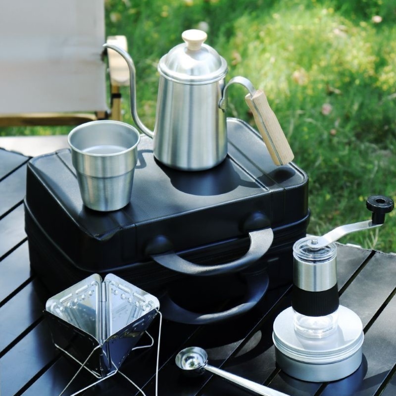 手冲咖啡壶套装手磨咖啡机手摇研磨器具入门便携组合户外全套礼盒