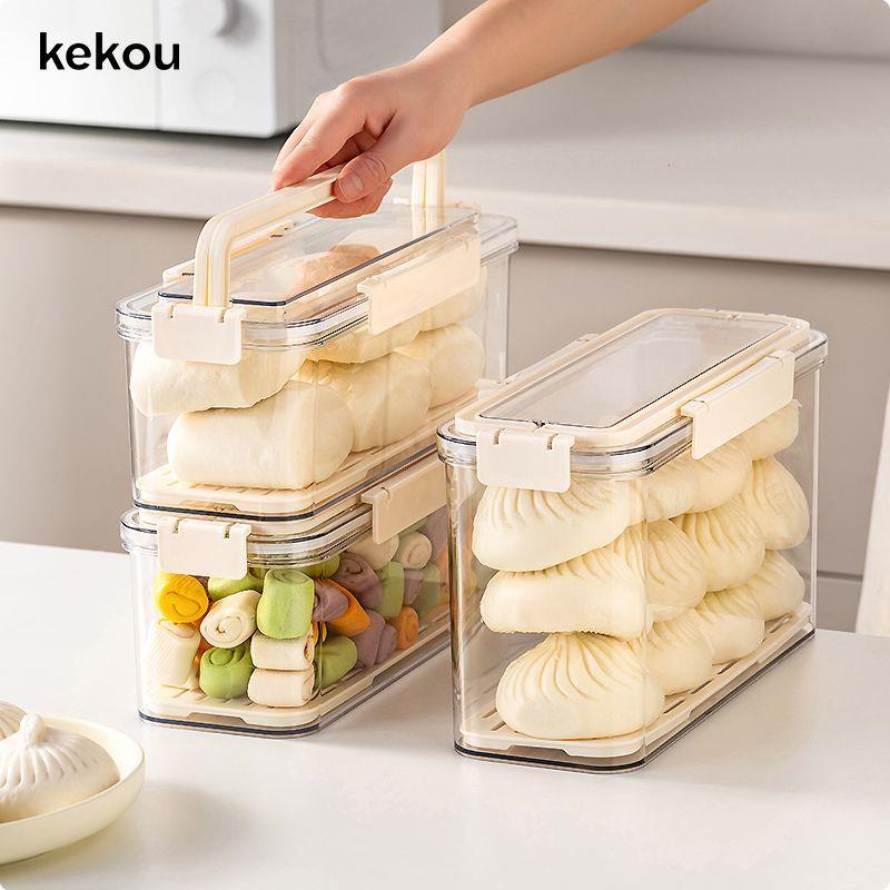 可扣包子馒头收纳盒食品