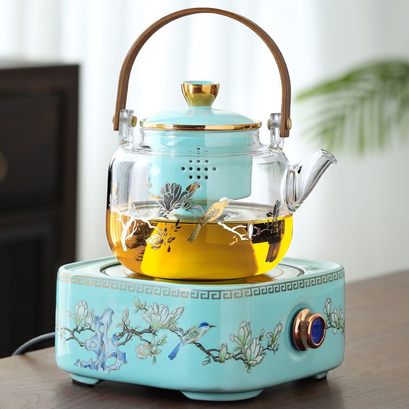 玻璃煮茶壶泡茶煮茶炉和壶茶具网红电陶炉小型泡自动煮茶器养生壶