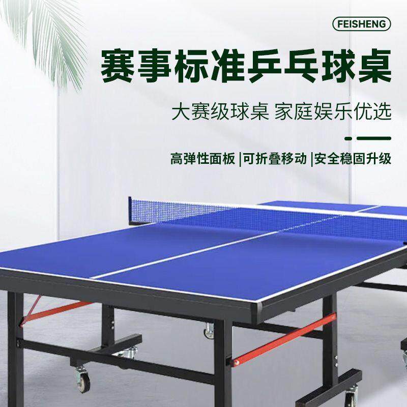 乒乓球桌室内折叠家用案