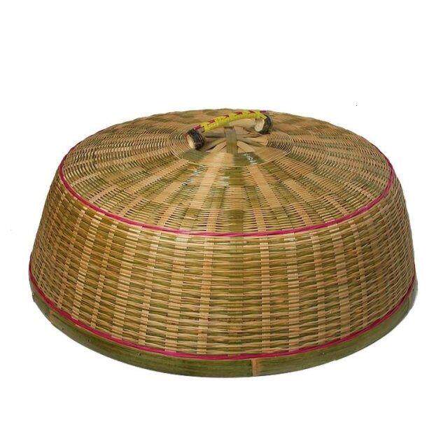 竹制品纯手工编菜罩无孔
