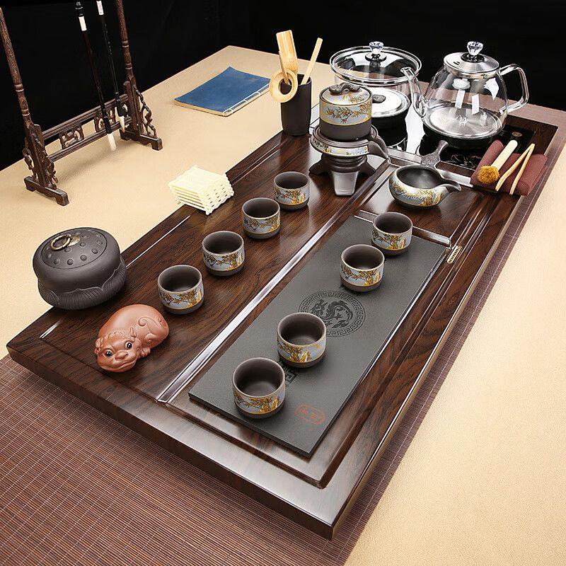 茶具一整套实木茶盘家用