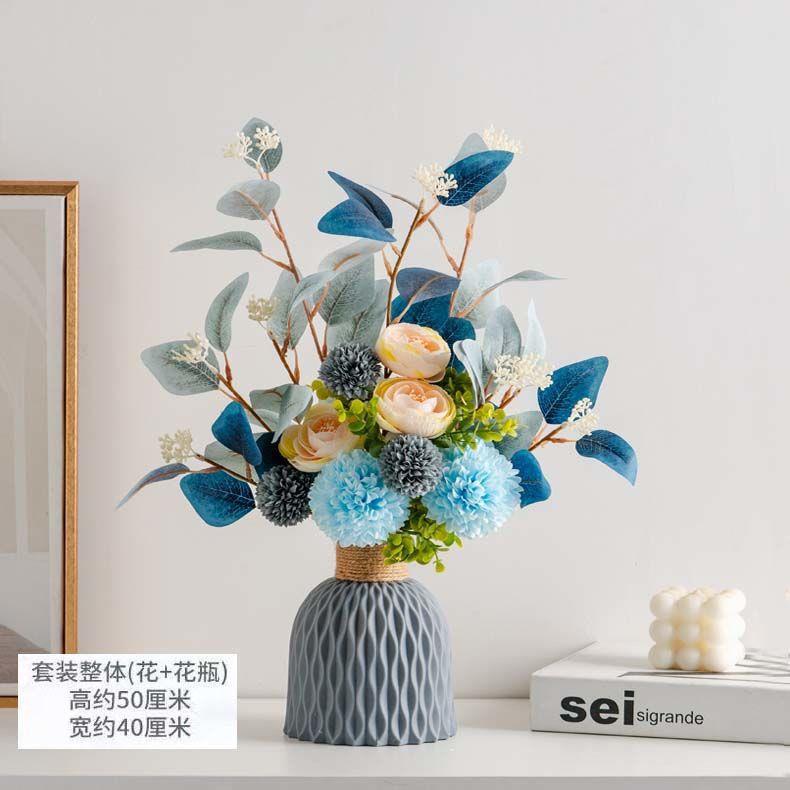 仿真花牡丹玫瑰鲜束假花