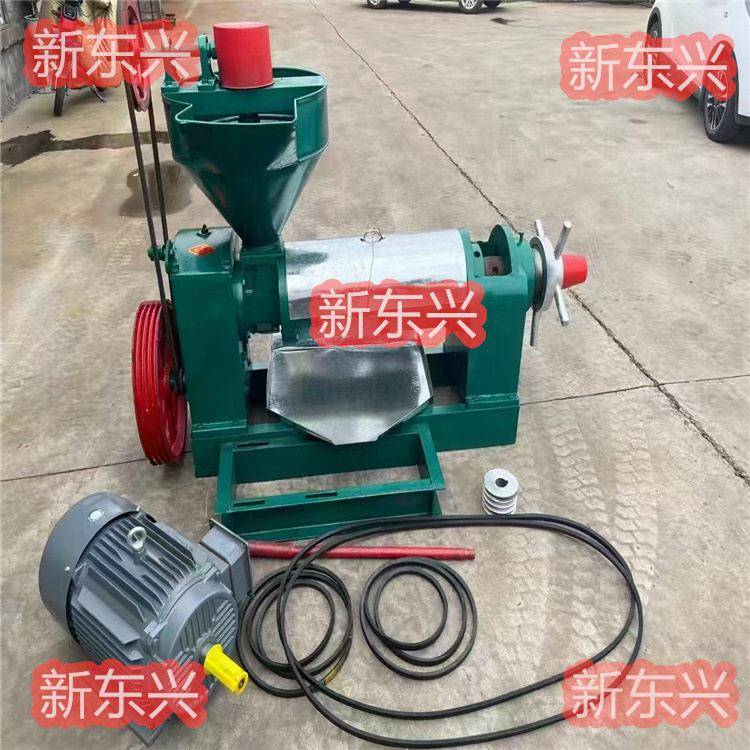 花生菜籽大豆芝麻压油机商用中型生熟两用榨油机自动螺旋榨油机图片