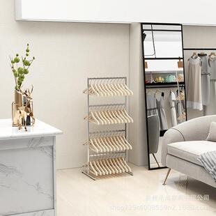 锈钢银神色不衣架收纳器多层量大容整理收纳架可移动放衣架448的