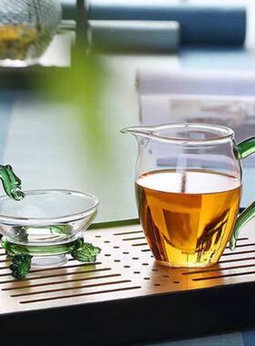 公杯玻璃特厚耐茶海茶道漏大分茶器IZX耐热功热夫厂家号厂家