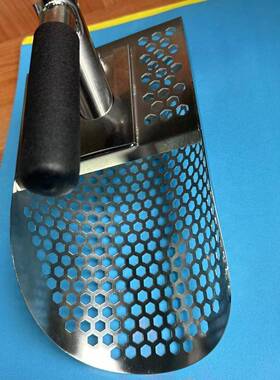 工厂直供淘加金铲淘YIH沙沙铲沙漏沙滩冲探宝过滤铲子精密工五金