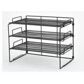 筐折叠文件栏简金CQY2022属文件纳收架三层创意书桌易整理架收纳