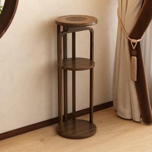 阳台花架花架大厅用奢感高级无品牌/实木花植物架花架木质中式轻