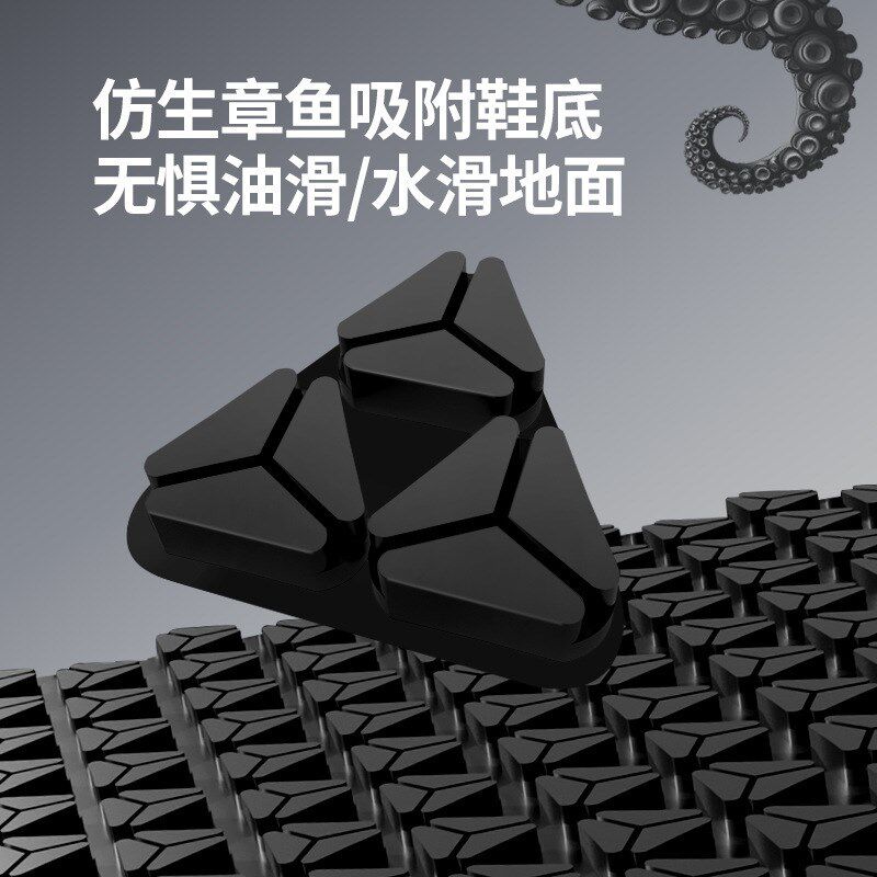 轻丫厨师鞋厨房皮面防水防油防滑鞋轻便安全后厨酒店工作鞋厂家