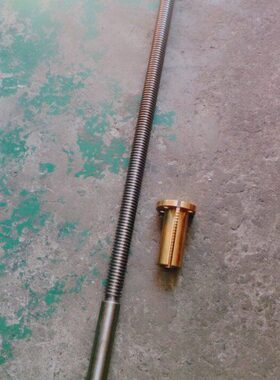 沈阳福州CW6180/CW6180C车床配件5015/5019中拖板中丝杆 中螺母