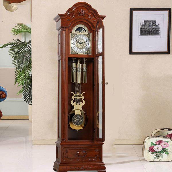 霸王欧式机械落地钟客厅实木雕刻赫姆勒机芯中式立钟古典大座钟表,家居饰品,立钟/落地钟,淘宝优惠券,粉丝福利购,淘宝优惠卷