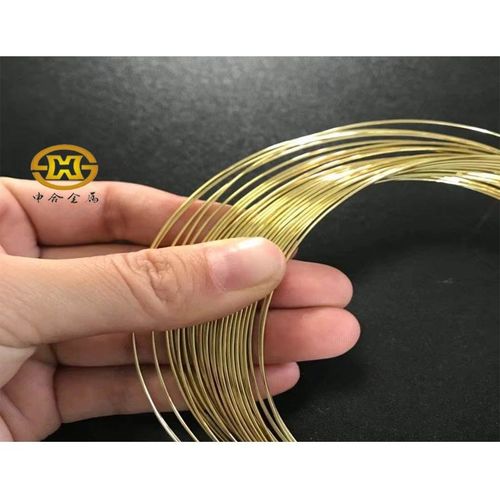 H62/H65铜线 铜丝0.5 0.8 1 2 3 4 5 6mm弹簧螺丝用黄铜线材