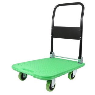 向宇专用静音平板车快递车便携吹塑手推车静音平板推车搬货车