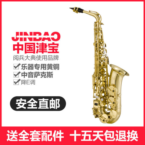 津宝中音萨克斯风bE降E调萨克斯 初学者学习演奏型乐器 JBWAS-10