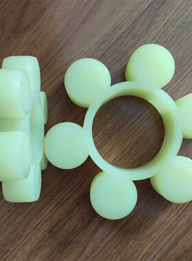 ML梅花联轴器缓冲垫6角聚氨酯弹性体8瓣弹性块MT12 3 4 5 6 7 8 9