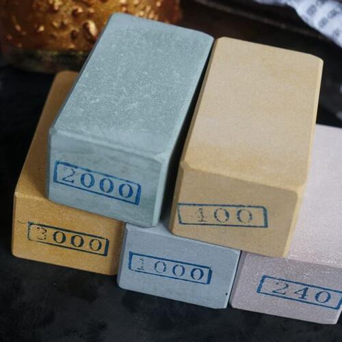 473-加硬 大漆打磨 专用磨石套装 砥石修正石