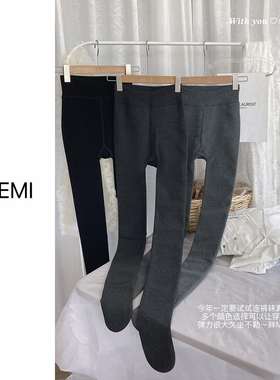 MISS RUILI 定制 秋冬季加厚高腰塑形显瘦保暖打底袜裤F1364