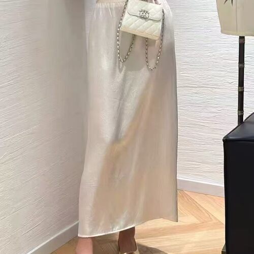 MISS RUILI 定制  夏季新款高腰A字包臀气质百搭半身裙F0891