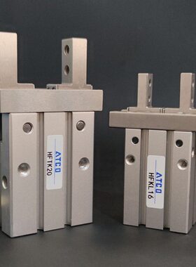 气动手指气缸导轨加长HFK/HFKL10/16/20/25/32/40平行夹爪HFTZ