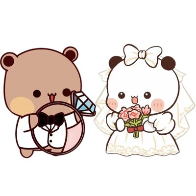 一二布布浪漫求婚订婚结婚布置装B饰kt板领证立牌拍照道具背景墙