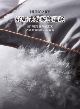 HilonRe001&so店rts酒羽绒被t95白鹅绒春秋冬被芯子母被二合一