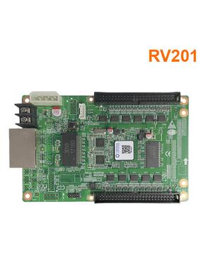 V201控制卡L屏单RV201R色卡需加E转接板可D配发送卡DS802D同步卡