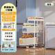 优勤窄厨房夹缝置物架落地多层冰箱侧面抽拉极缝收JKV纳柜隙柜小