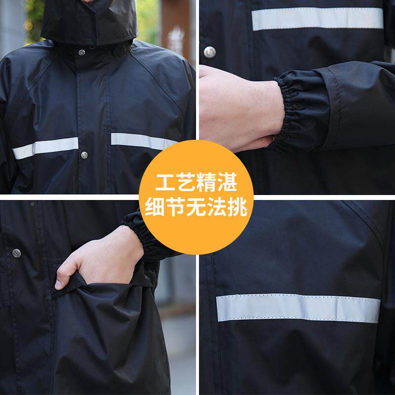 雨衣687裤套装男款分体全身防雨雨安全反光暴应急衣防雨服厂雨家