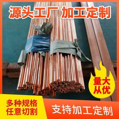 厂家现货销售TNDW2紫铜棒心T1电标实紫铜棒极用紫国铜棒