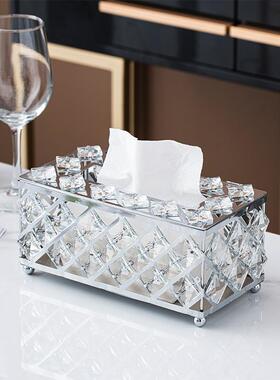欧代式创意网红轻奢纸巾盒客厅家茶餐几桌面现用餐桌厅SHCB1329酒