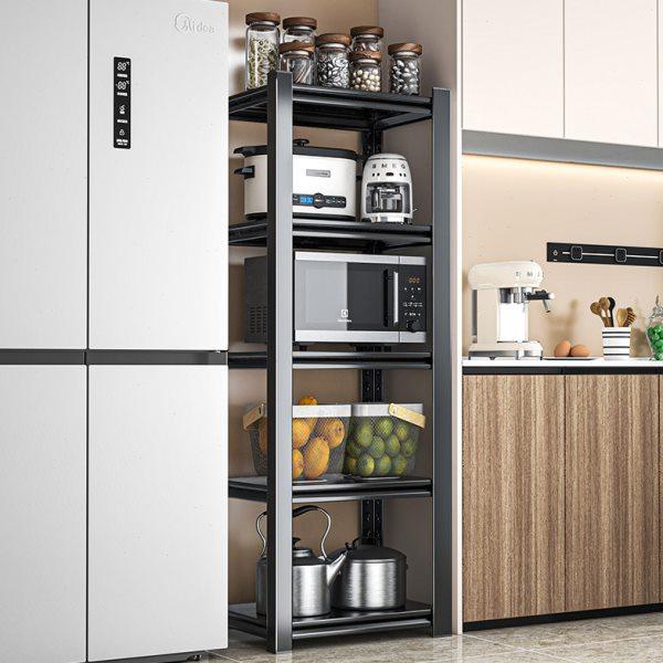 厨房置物架落地多层收纳架微波炉多功能储物架家用烤箱锅架货架子,厨房/烹饪用具,微波炉置物架,淘宝优惠券,粉丝福利购,淘宝优惠卷