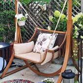 户外秋千庭院荡秋千双人吊床摇椅阳台室外网红花园摇篮秋千椅吊椅