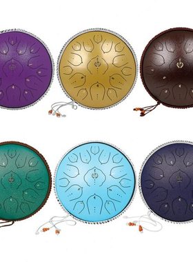 专业级手碟14寸15音空灵鼓D调钢舌鼓梵音鼓忘忧鼓打击乐器handpan