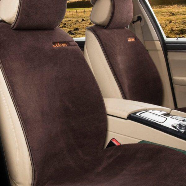 尼罗河汽车坐垫新款冬季纯羊毛车垫短毛绒冬天保暖加厚羊绒车座垫