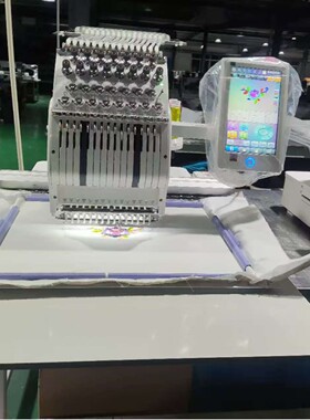 1501CT叶氏2026新款家用马头机电脑绣花机单头15针4050工业刺绣机