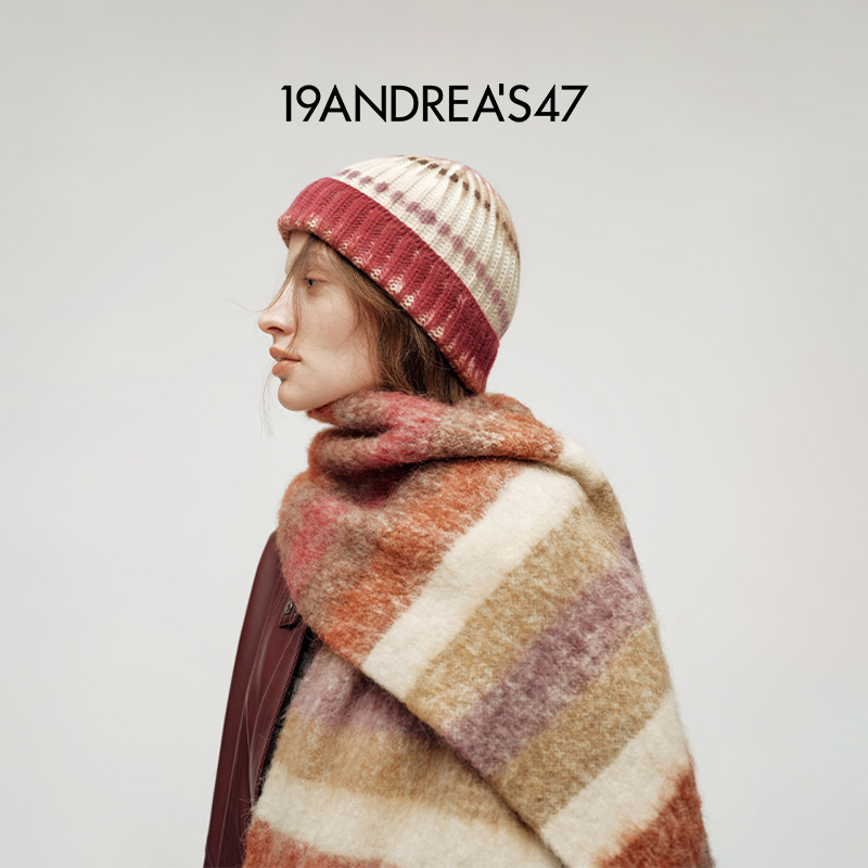 19ANDREA'S47羊驼毛羊毛混纺围巾