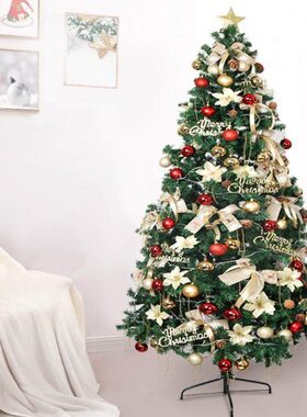 圣诞树家用加密1.5米发光套餐圣诞节装饰摆件绿色大型1.8/1.2米