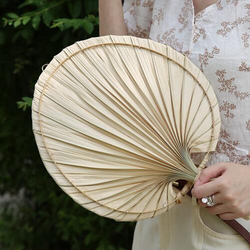 杂啊 手工编织古风大蒲扇夏季老式芭蕉扇纳凉驱蚊扇草编手摇扇子