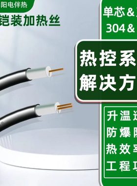 铠装加热器(伴热电缆)MIC-1-02-10 双芯MI加热电缆温伴热丝