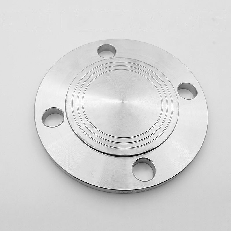 304不锈钢法兰盲板PNp10PN16锻造厂标法兰盖堵板闷板优质DN50 80