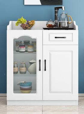 餐边柜现代柜简约客厅茶橱水碗IXJ柜厨房柜餐厅储物收纳柜净水桶