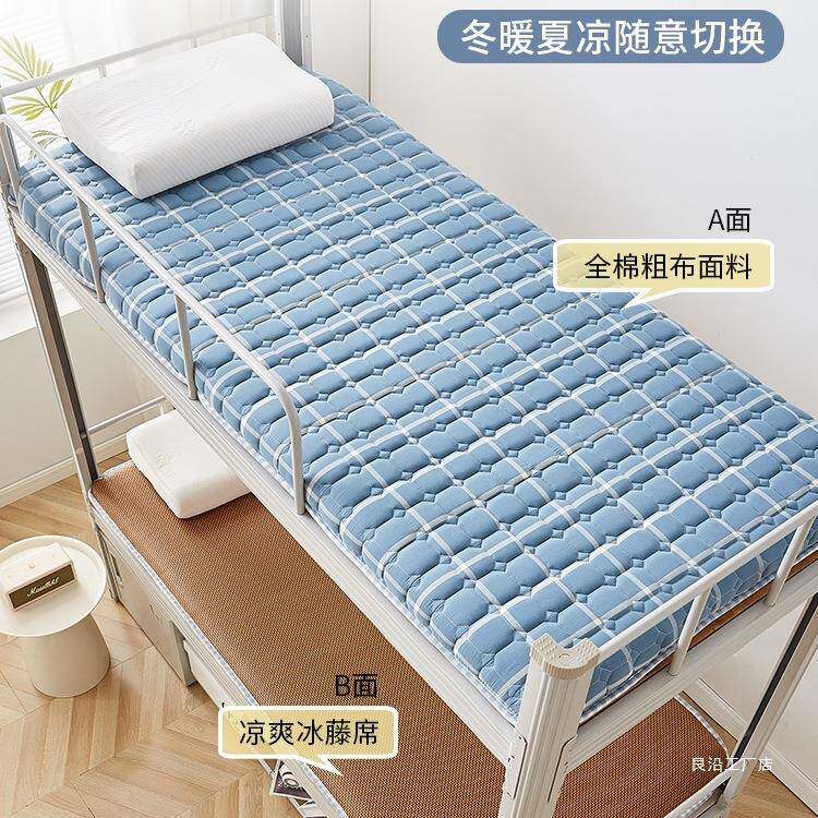 乳胶床垫软学生宿舍单人垫9夏0F98MT68Hx190cm冬席两用凉垫子地垫