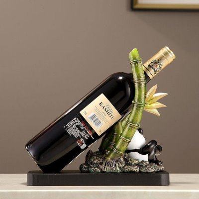 现熊猫红酒架摆件级感创意个性档家居客厅餐边柜酒柜装饰品,收纳整理,红酒架,淘宝优惠券,粉丝福利购,淘宝优惠卷