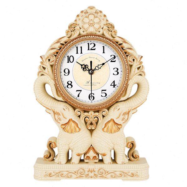 康巴丝欧式创意时钟客厅卧室座钟时尚静音卧室台钟摆件家用石英钟,家居饰品,挂钟,淘宝优惠券,粉丝福利购,淘宝优惠卷